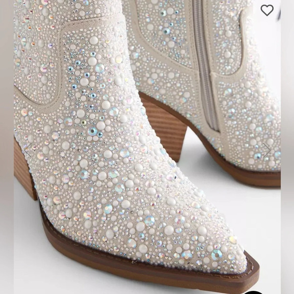 Kady Glitz Western Ankle Boot, Sz 7 NWOB - Picture 5 of 9